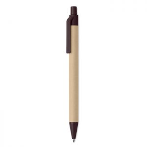 Push ball pen coffee husk/ABS JANEIRO MO9862-01