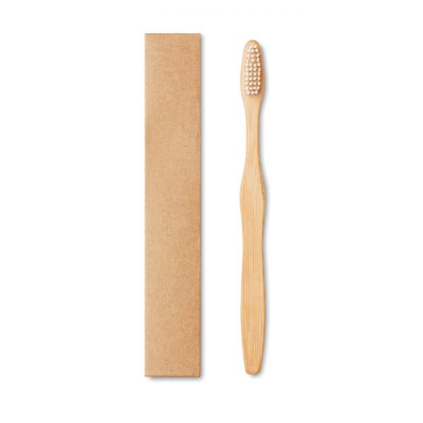 Bamboo toothbrush in Kraft box DENTOBRUSH MO9877-06