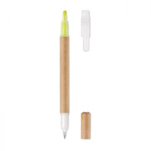 2 in 1 carton pen highlighter DUO PAPER MO9895-08