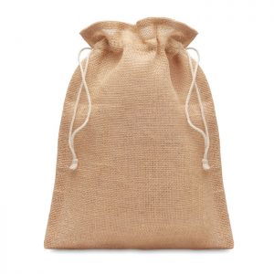 Small jute gift bag 14 x 22 cm JUTE SMALL MO9928-13