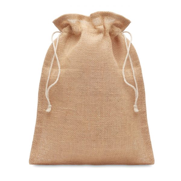 Small jute gift bag 14 x 22 cm JUTE SMALL MO9928-13