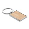 Rectangular key ring bamboo BENDIGO MO9961-40