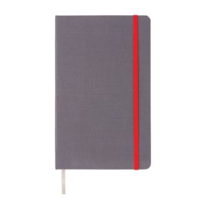 Deluxe fabric notebook with coloured side P773.284