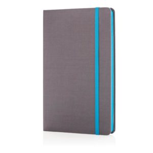 Deluxe fabric notebook with coloured side P773.285