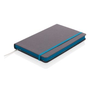 Deluxe fabric notebook with coloured side P773.285