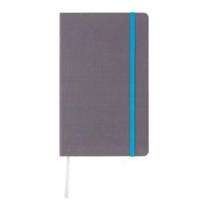 Deluxe fabric notebook with coloured side P773.285