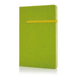 A5 notebook with horizontal band